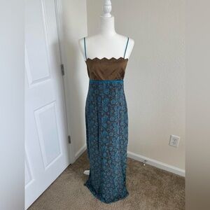 Y2K Shelli Segal Silk Dress